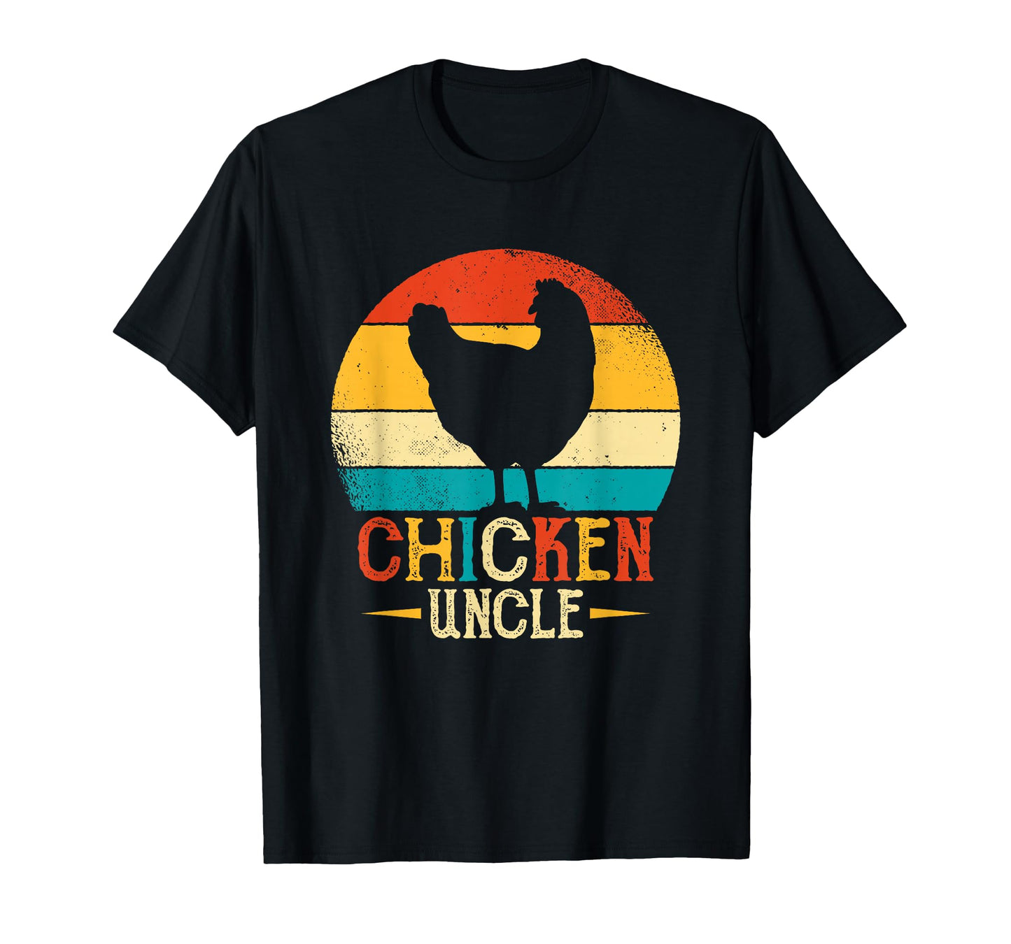 Chicken Lover Uncle Design - Chicken Uncle Poultry Farmer T-Shirt