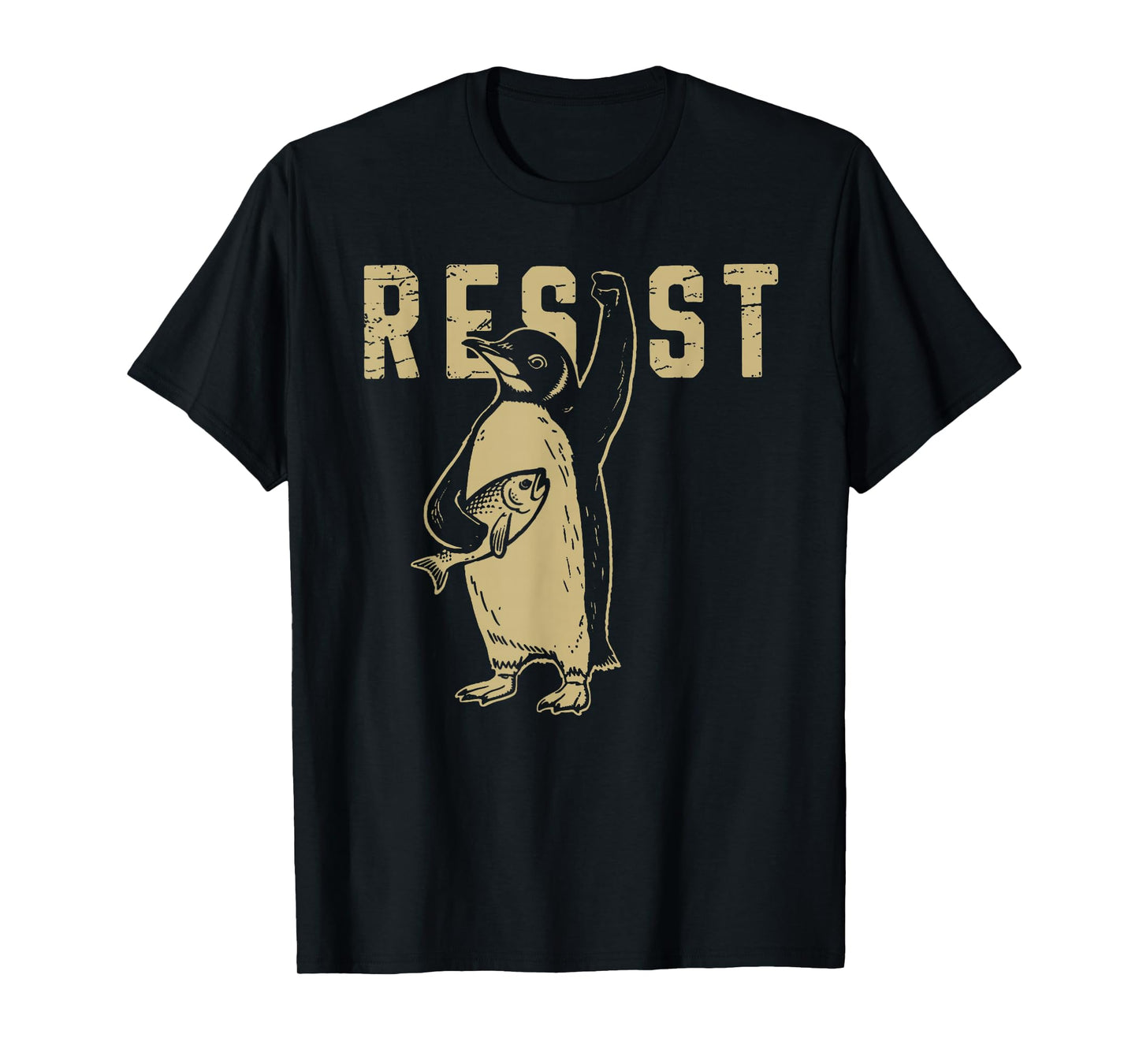 Penguin Flippers Up Resist Funny Penguins Against Trump T-Shirt