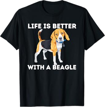Life Is Better With A Beagle - Beagle Dog Lover Pet Owner Men Women Girls Kids T-Shirt