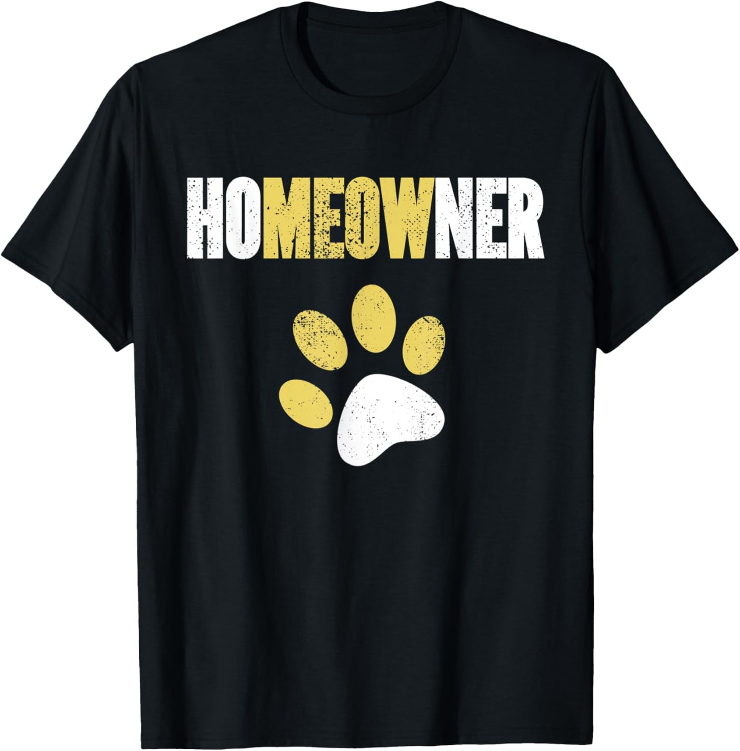 Funny Cute Homeowner Cat Meow T-Shirt
