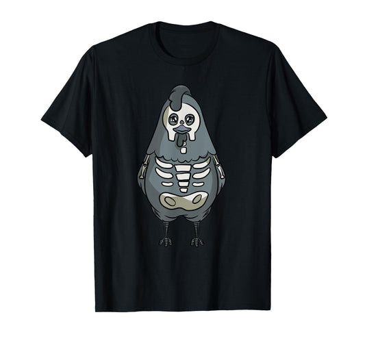 Chicken Skeleton Costume for Halloween Chickens T-Shirt