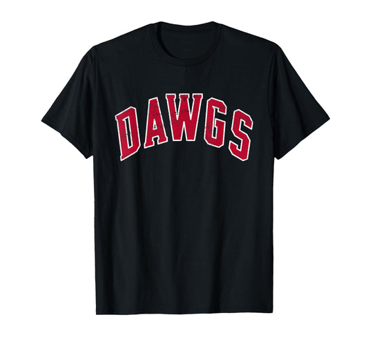 Retro Bulldogs School Sports Name Dawgs Back To School T-Shirt