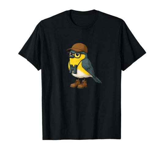 Bird Nerd Funny Bird Watching Birding Fathers day T-Shirt