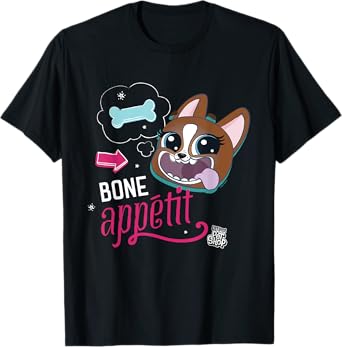 Littlest Pet Shop Dog Bone Appetit T-Shirt for Men Women Girls Kids