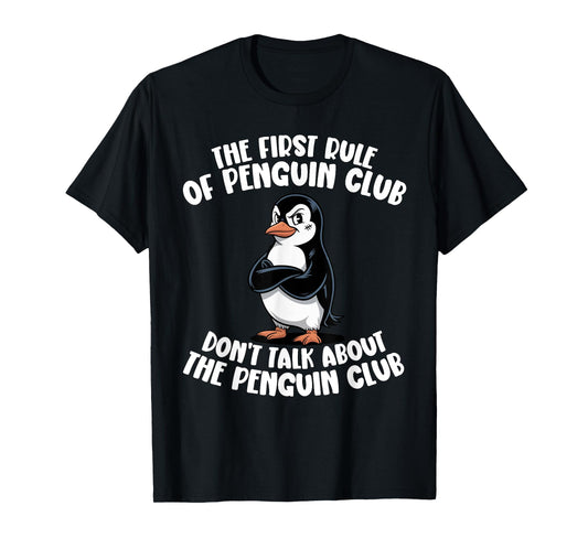 Funny Penguin Stuff Men Women Kids Penguin Club T-Shirt