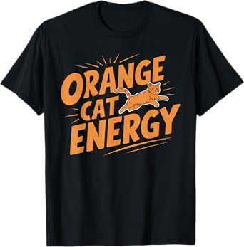 Orange Cat Energy T-Shirt