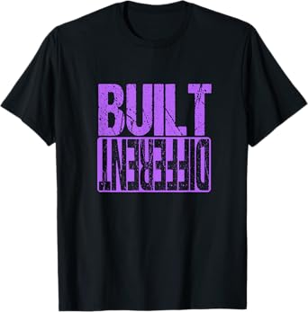 Purple Built Different Purple Color Graphic Purple T-Shirt