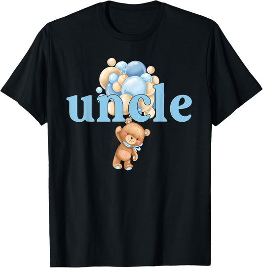 Uncle Teddy Bear 1st Birthday Boy Family Matching T-Shirt