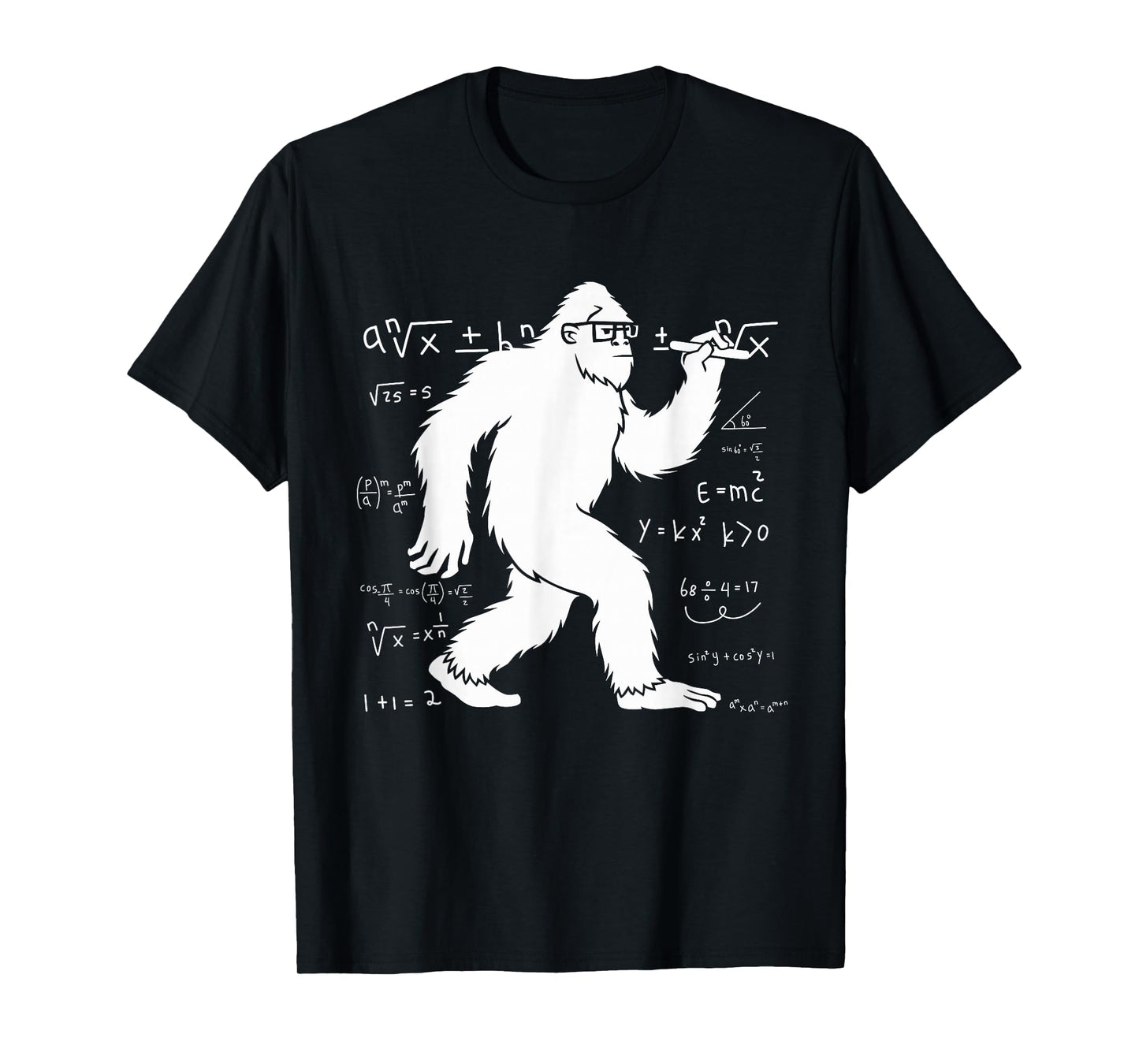 Funny Bigfoot Math Pun For Teachers Students Pi Day T-Shirt