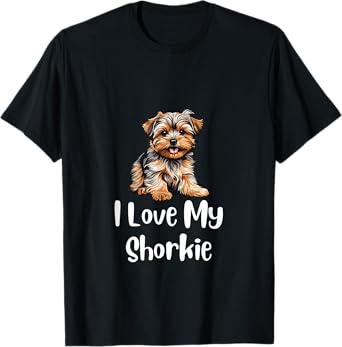 I Love My Shorkie Dog Lovers T-Shirt