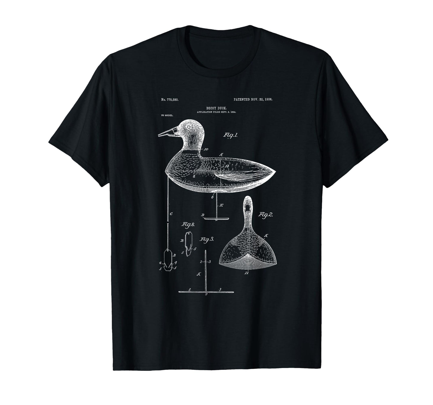 Vintage Duck Hunting Decoy Shirt - Wood Mallard Carving Tee T-Shirt