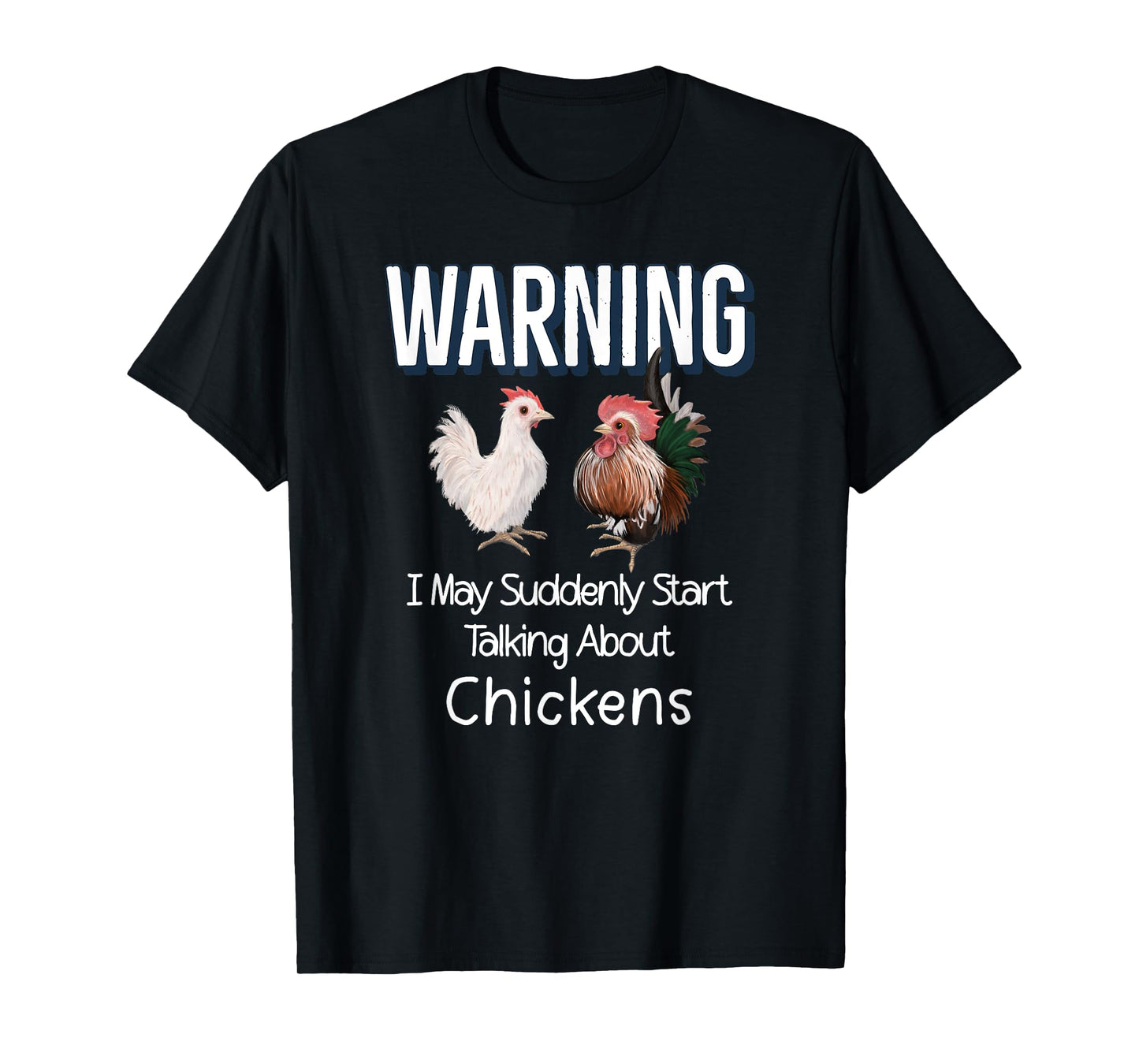 Serama Chicken Lovers Hen & Rooster Funny Chicken Farmer T-Shirt