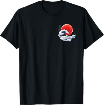 Katsushika Hokusai Japanese Great Wave Men Women Kanagawa T-Shirt