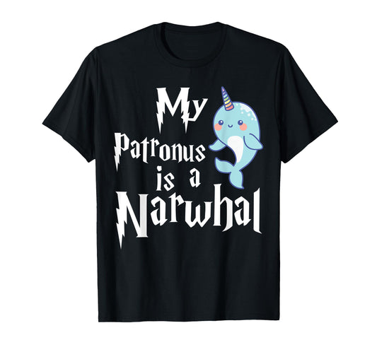 My Patronus Is A Narwhal Women Narwhal Lovers Girls Kid Gift T-Shirt
