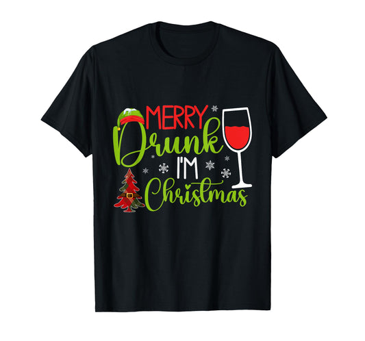 Merry Drunk I'm Christmas T-Shirt
