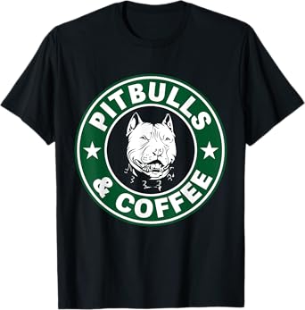 Pitbull and Coffee Shirt T-Shirt