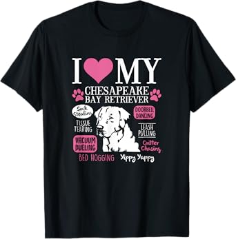 Dog Anatomy Of a Chesapeake Bay Retriever T-Shirt