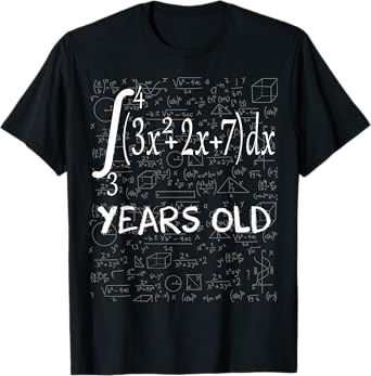 Funny math geek 51 years old 51st birthday integral calculus T-Shirt