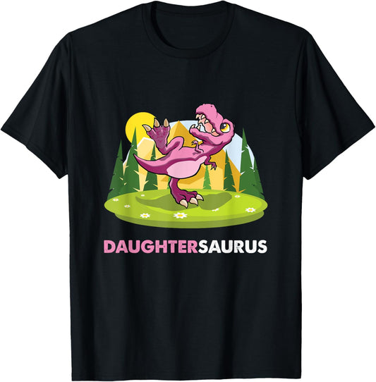 Daughtersaurus Dinosaur Lover Cute Kiddo T-rex T-Shirt
