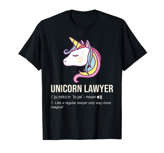 Unicorn Lawyer Like A Regular Lawyer Funny Shirt T-Shirt