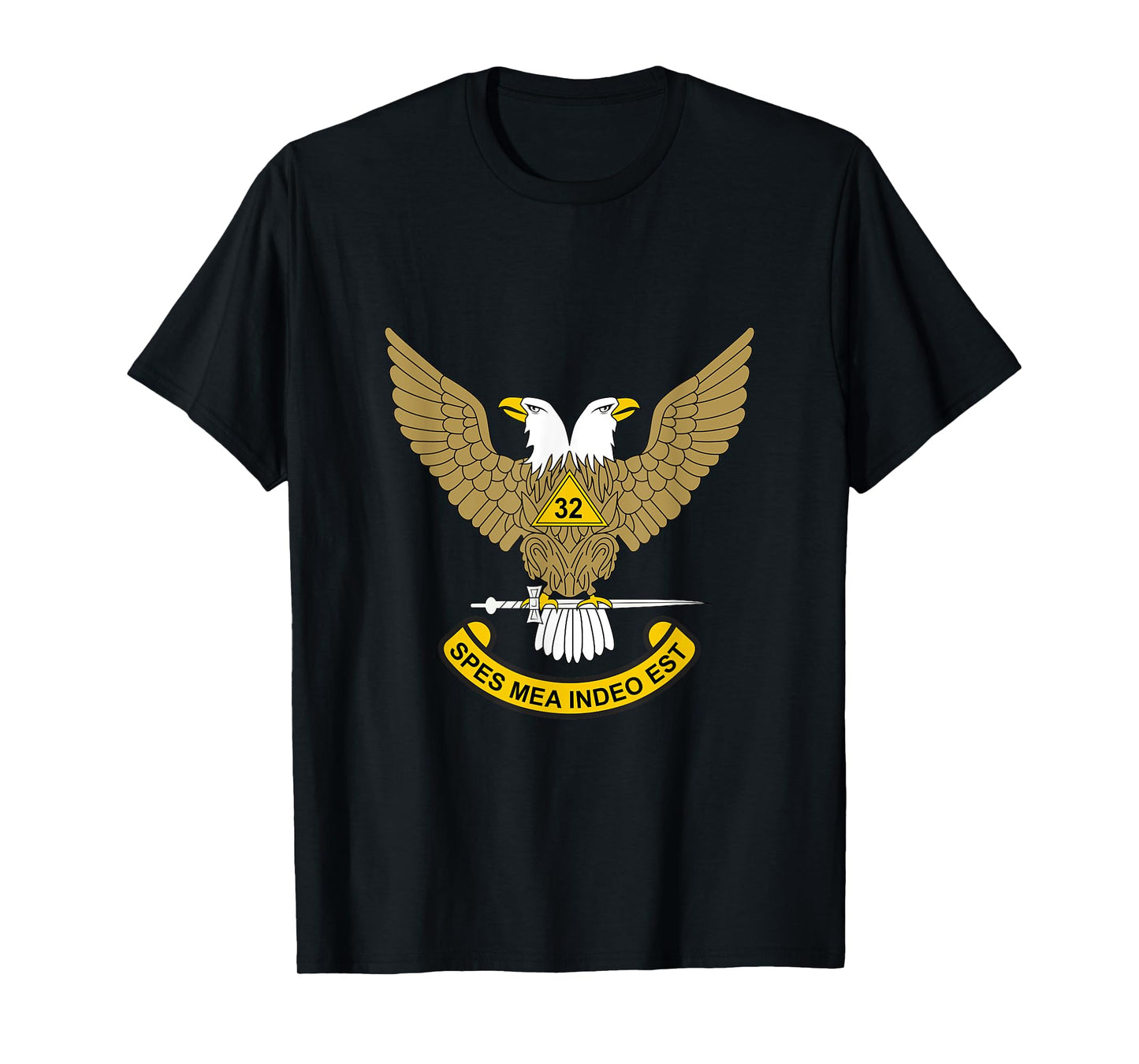 32nd Degree Mason 32 Masonic Scottish Rite AASR Wings Up T-Shirt