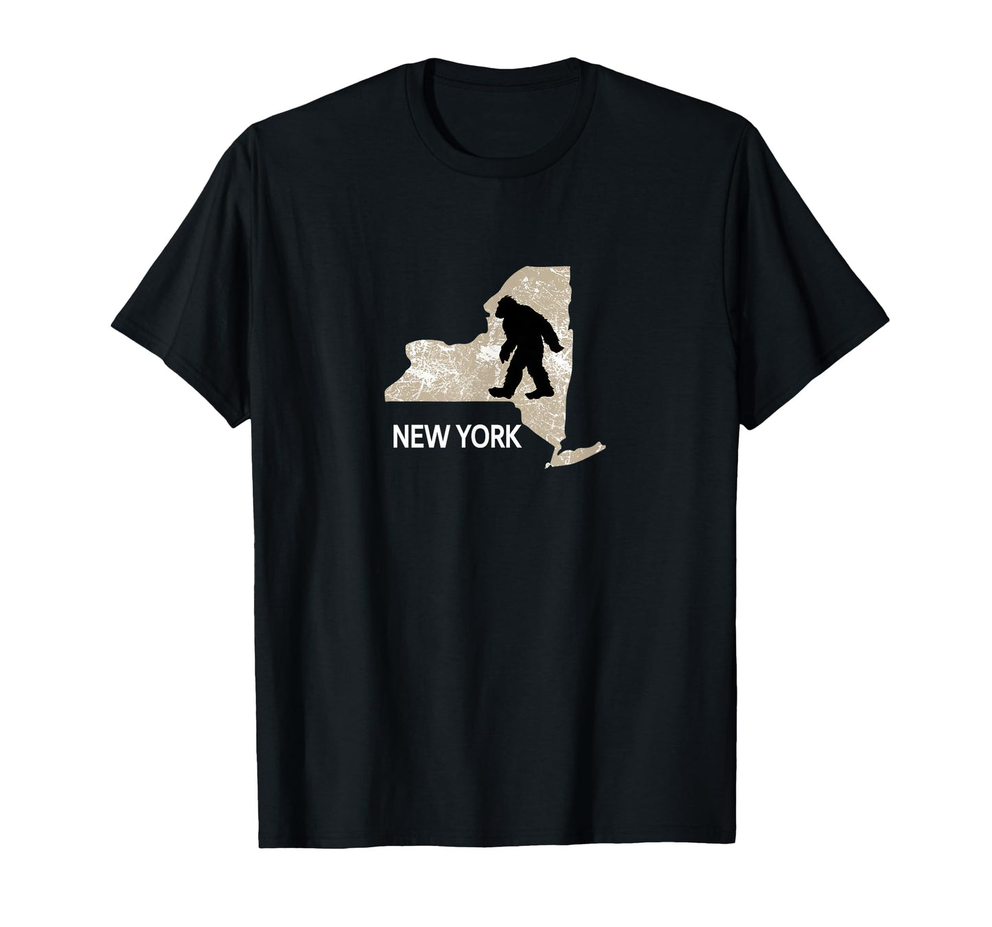 Funny Bigfoot I Believe Loves New York NY Sasquatch T-Shirt
