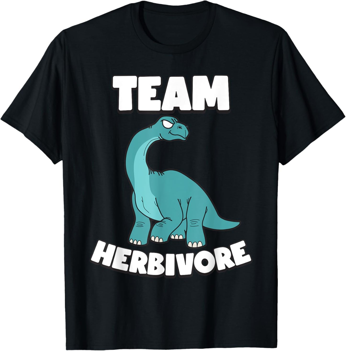 Brontosaurus Dinosaur Team Herbivore Long Neck Vegetarian T-Shirt