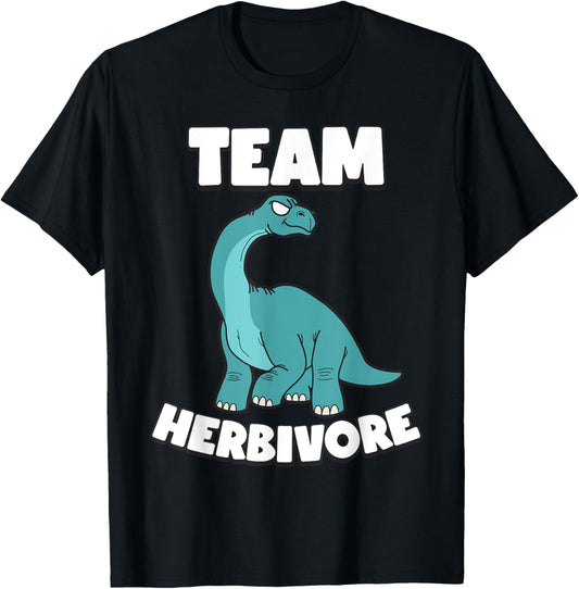 Brontosaurus Dinosaur Team Herbivore Long Neck Vegetarian T-Shirt