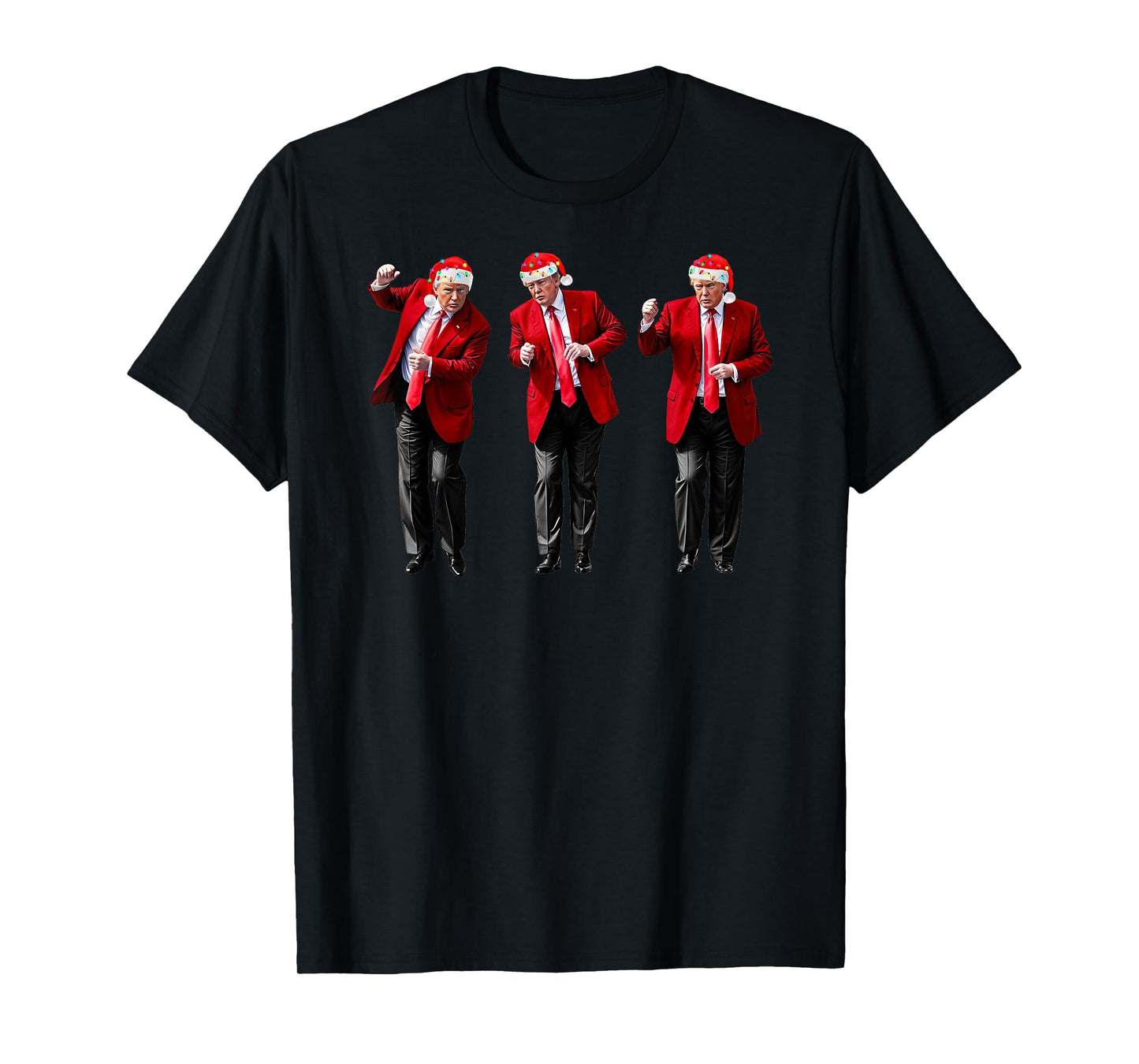 Christmas Donald Trump President 2024 Dancing Funny Santa T-Shirt
