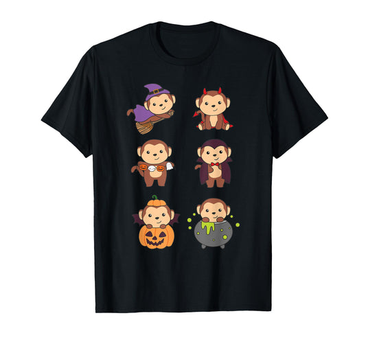 Monkey Halloween Costume Monkey Halloween T-Shirt