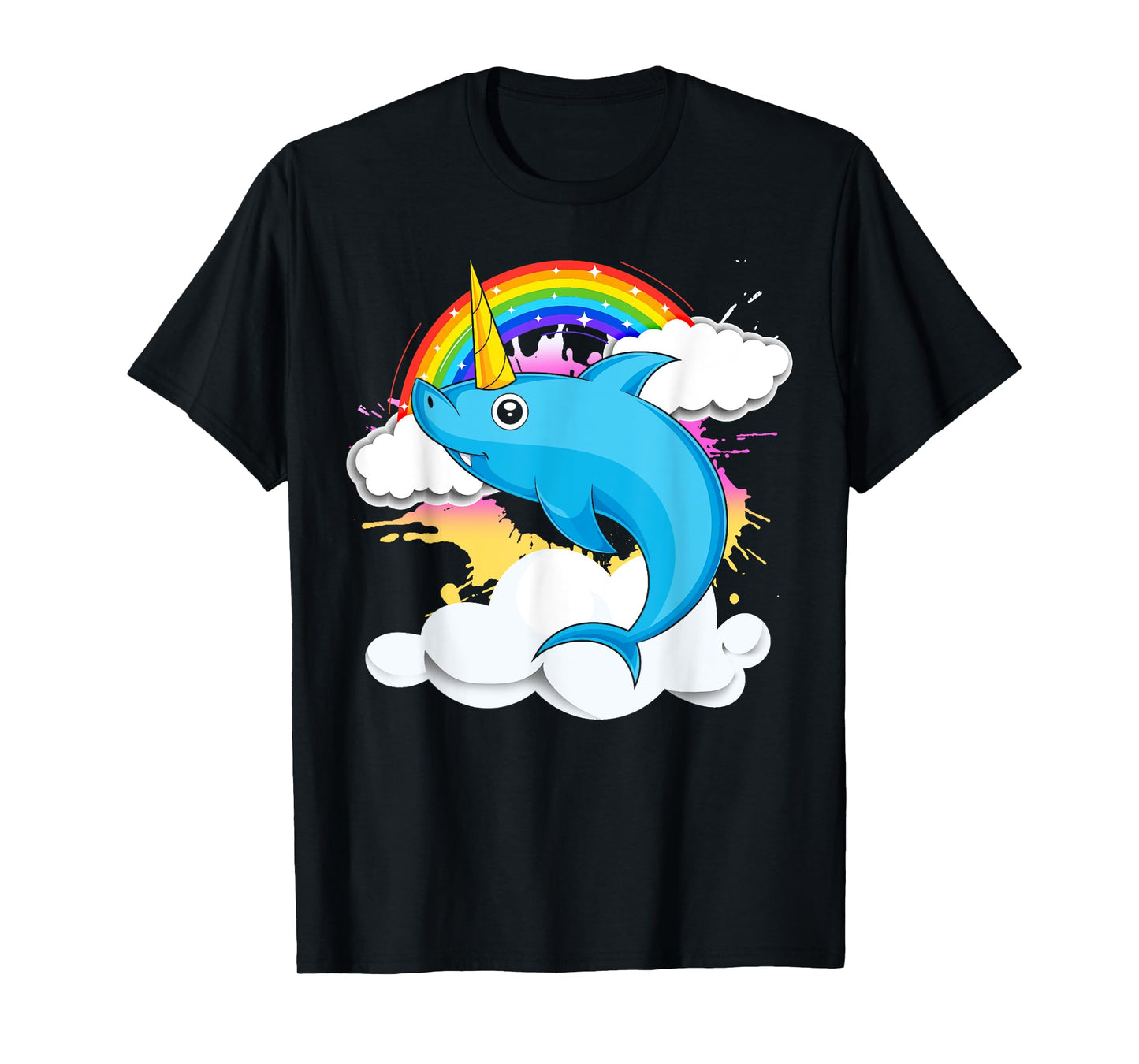 Sea Animal Rainbow Sharkicorn Fantasy Creature Unicorn Shark T-Shirt