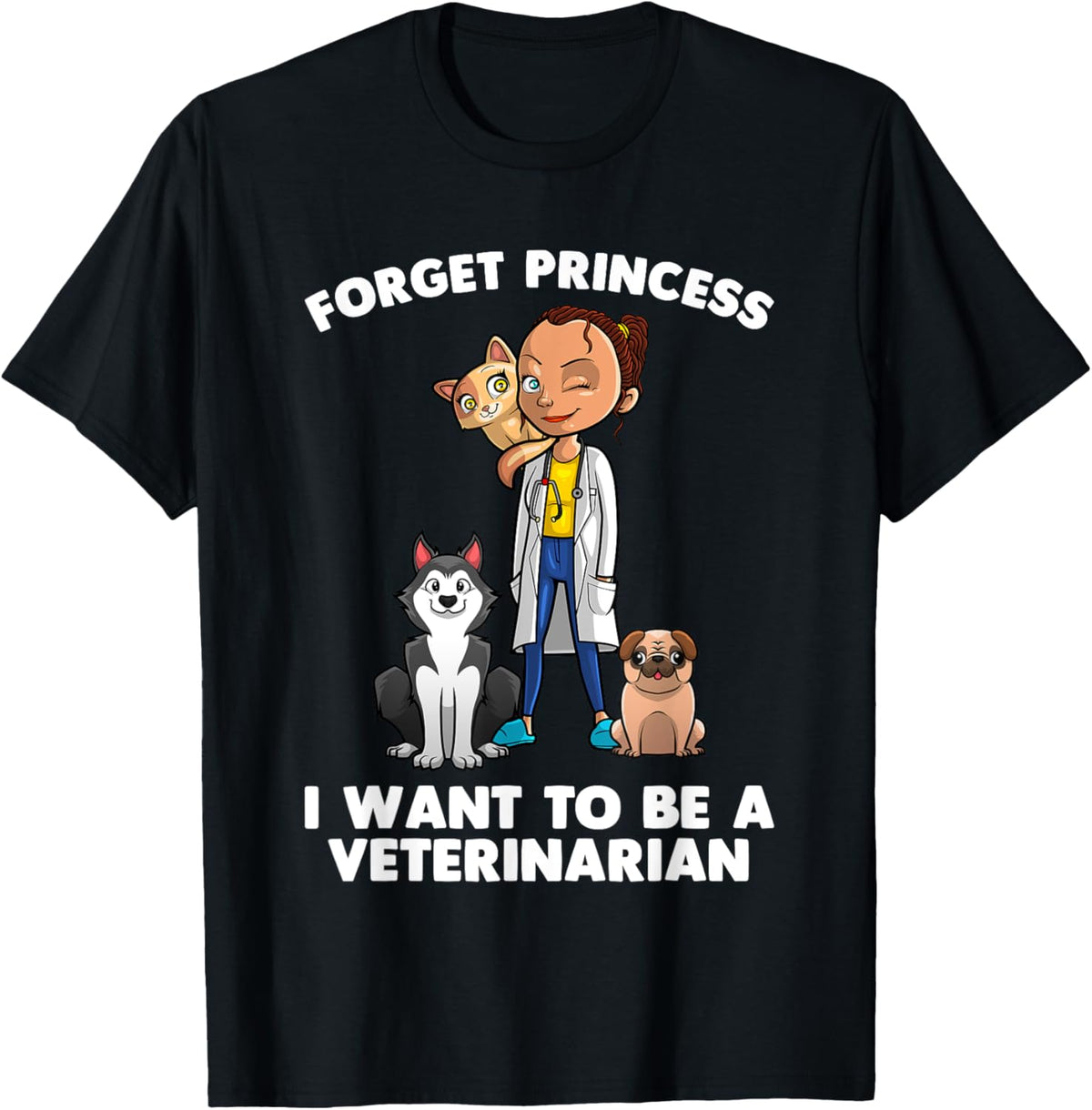 Future Veterinarian Women Girls Doctor To Be Vet Assistant T-Shirt