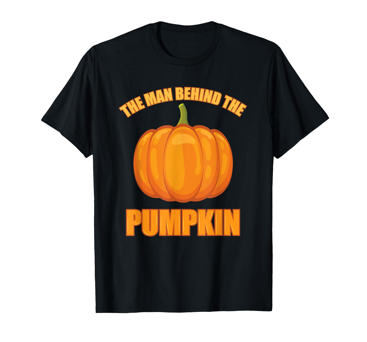 The Man Behind The Pumpkin Dad Soon Halloween Pregnancy T-Shirt