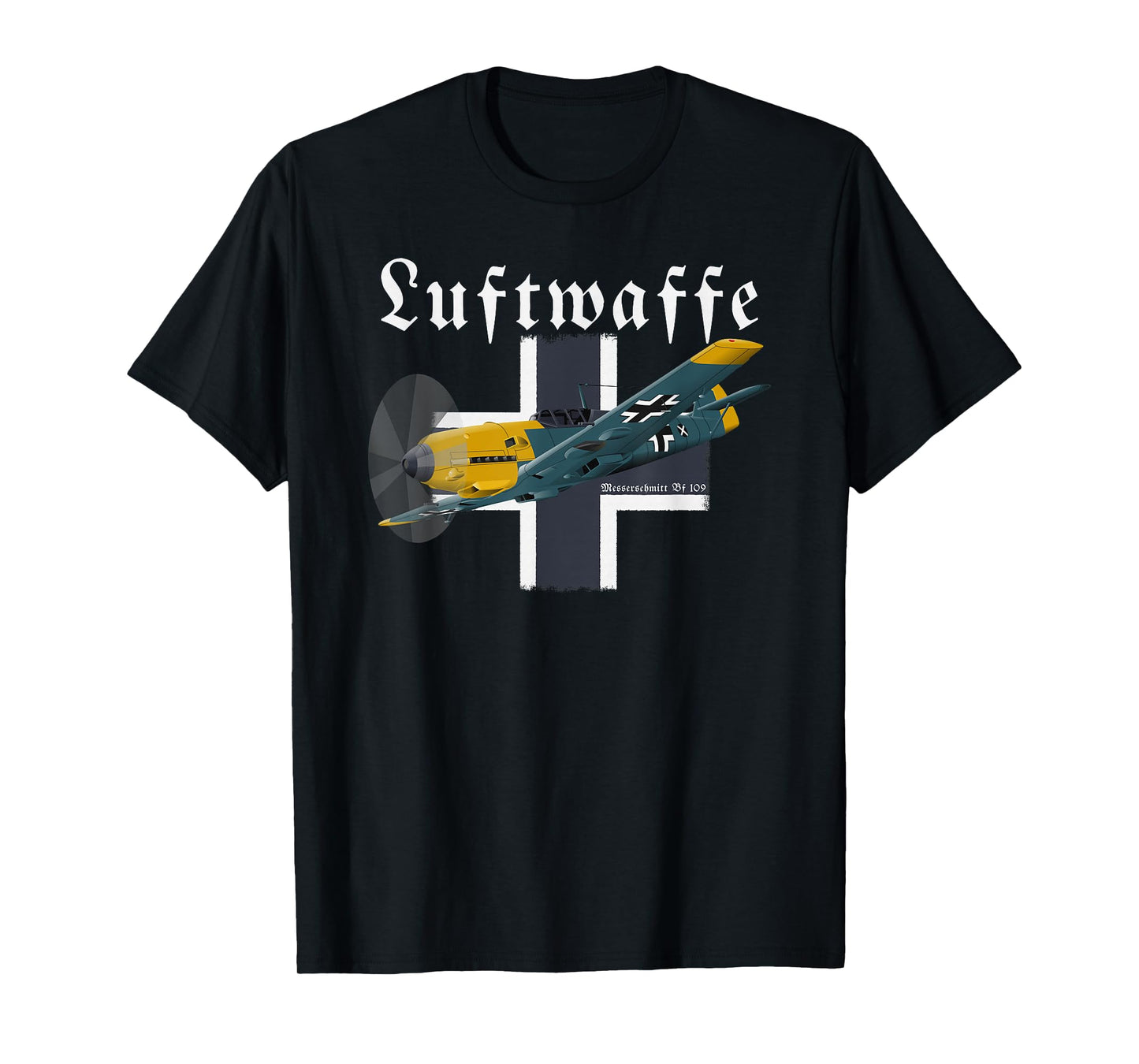 WW2 Aircraft Fighter I German Warbird I Messerschmitt BF-109 T-Shirt