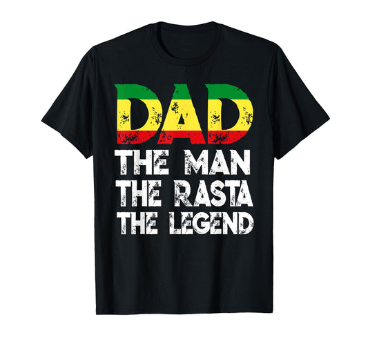 Storecastle: Dad The Rasta The Legend Father's Day T-Shirt T-Shirt