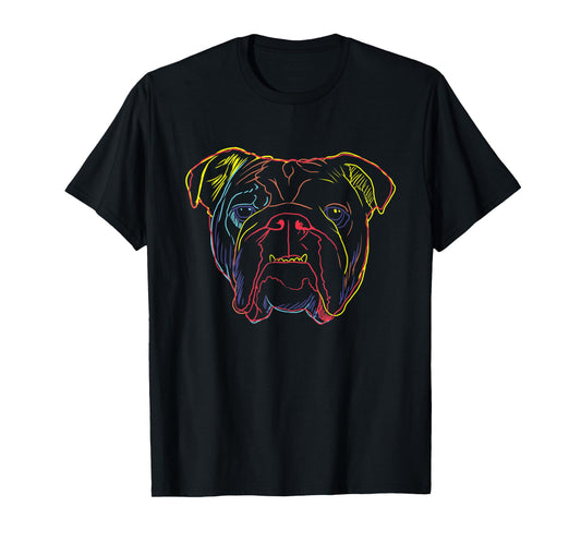 Dog English Bulldog T-Shirt for Men Women