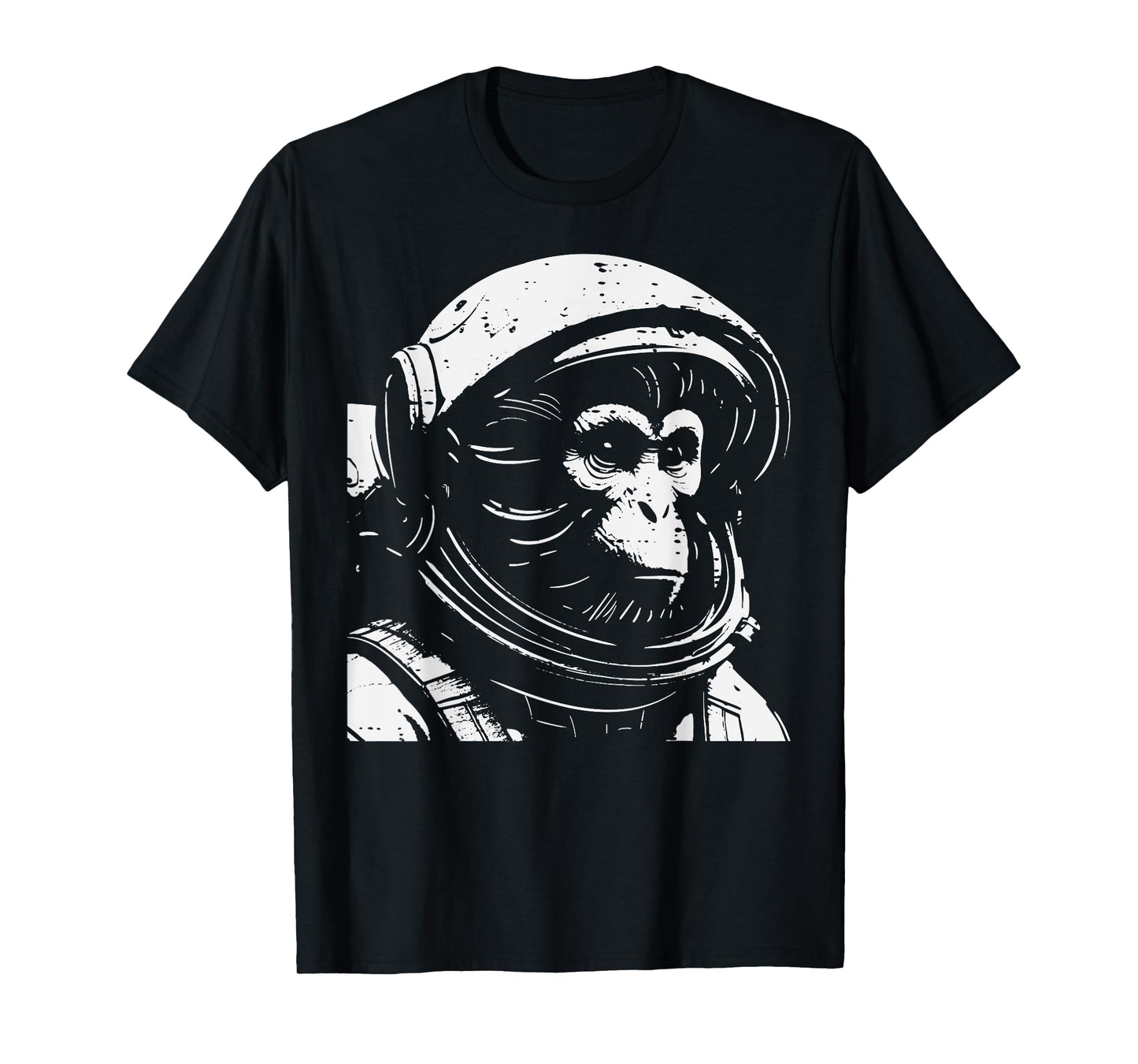 Monkey Astronaut Space Galaxy Ape Animal Men Women Boys Kids T-Shirt