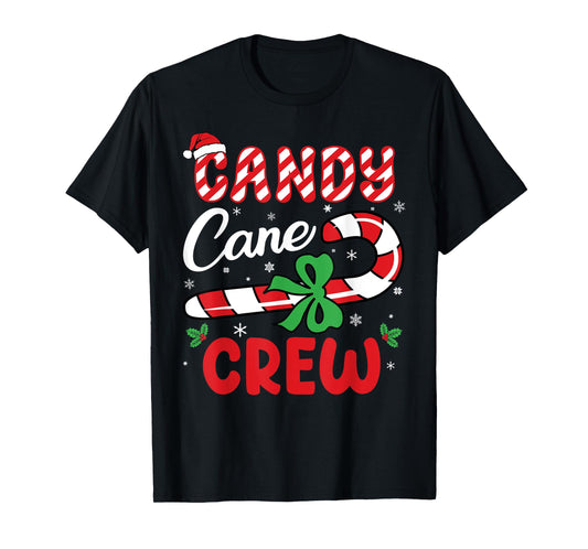 Candy Cane Crew - Funny Christmas Holiday Men Women T-Shirt
