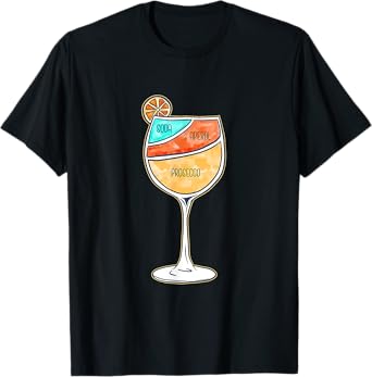 Aperol Spritz Tshirt Aperol Liquor Poster Shirt T-Shirt