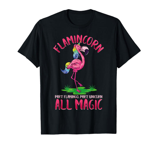 Flamincorn Flamingo & Unicorn T-Shirt