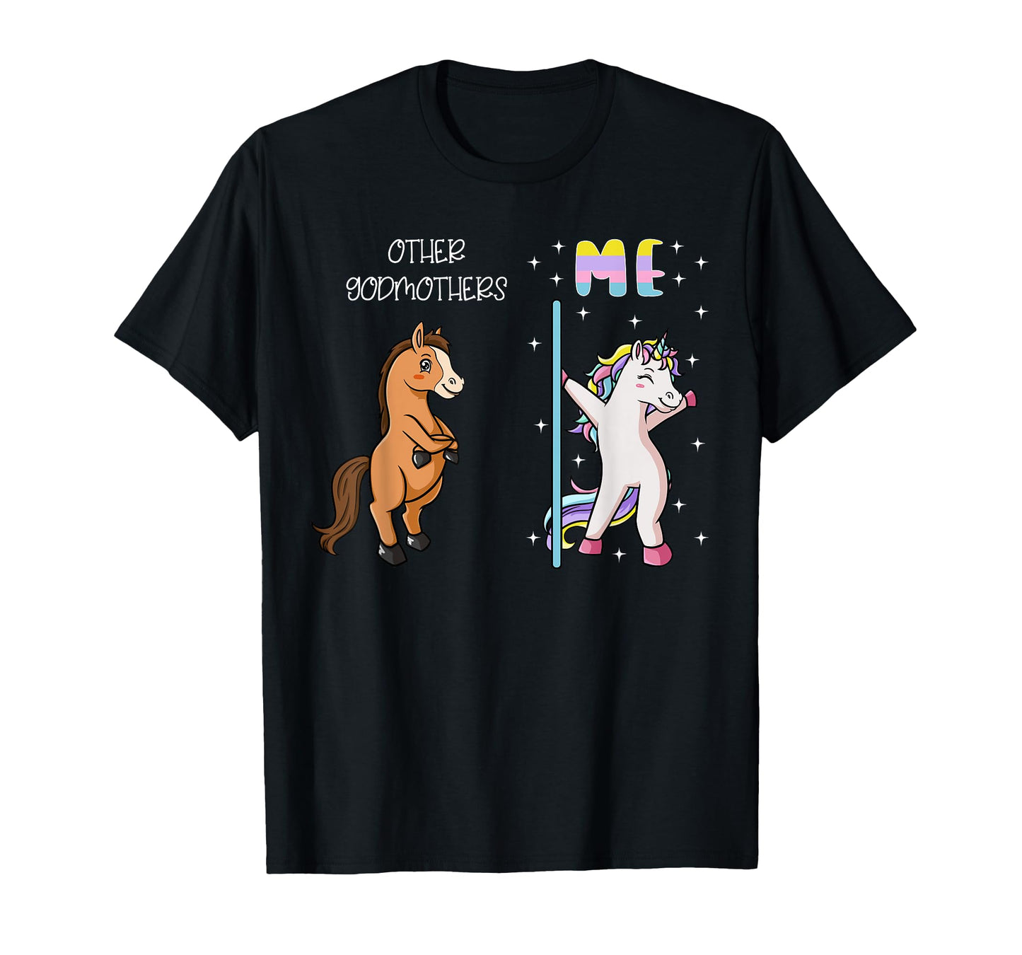 Other Godmother Me A Unicorn Dancing Godparents Day T-Shirt