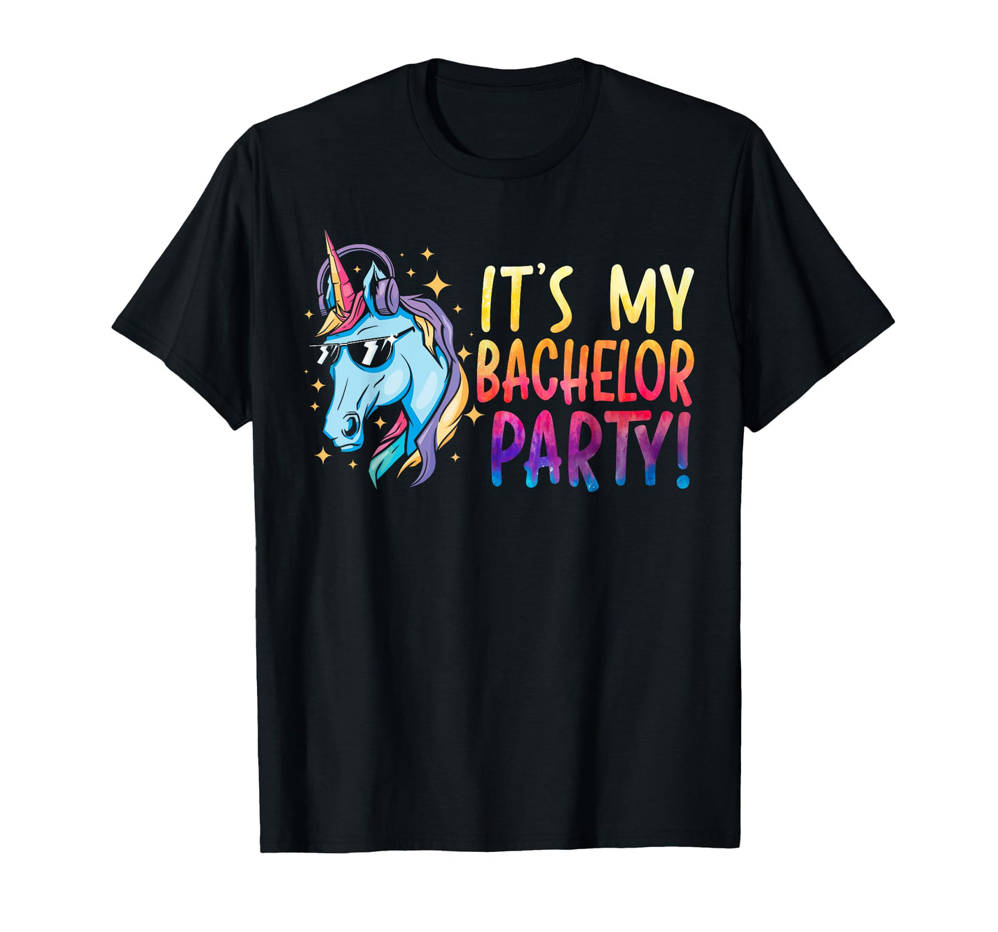 It's My Bachelor Party Unicorn Groom Marriage Wedding T-Shirt