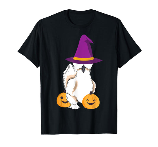 Silkie Silky Chicken Funny Halloween Graphic T-Shirt