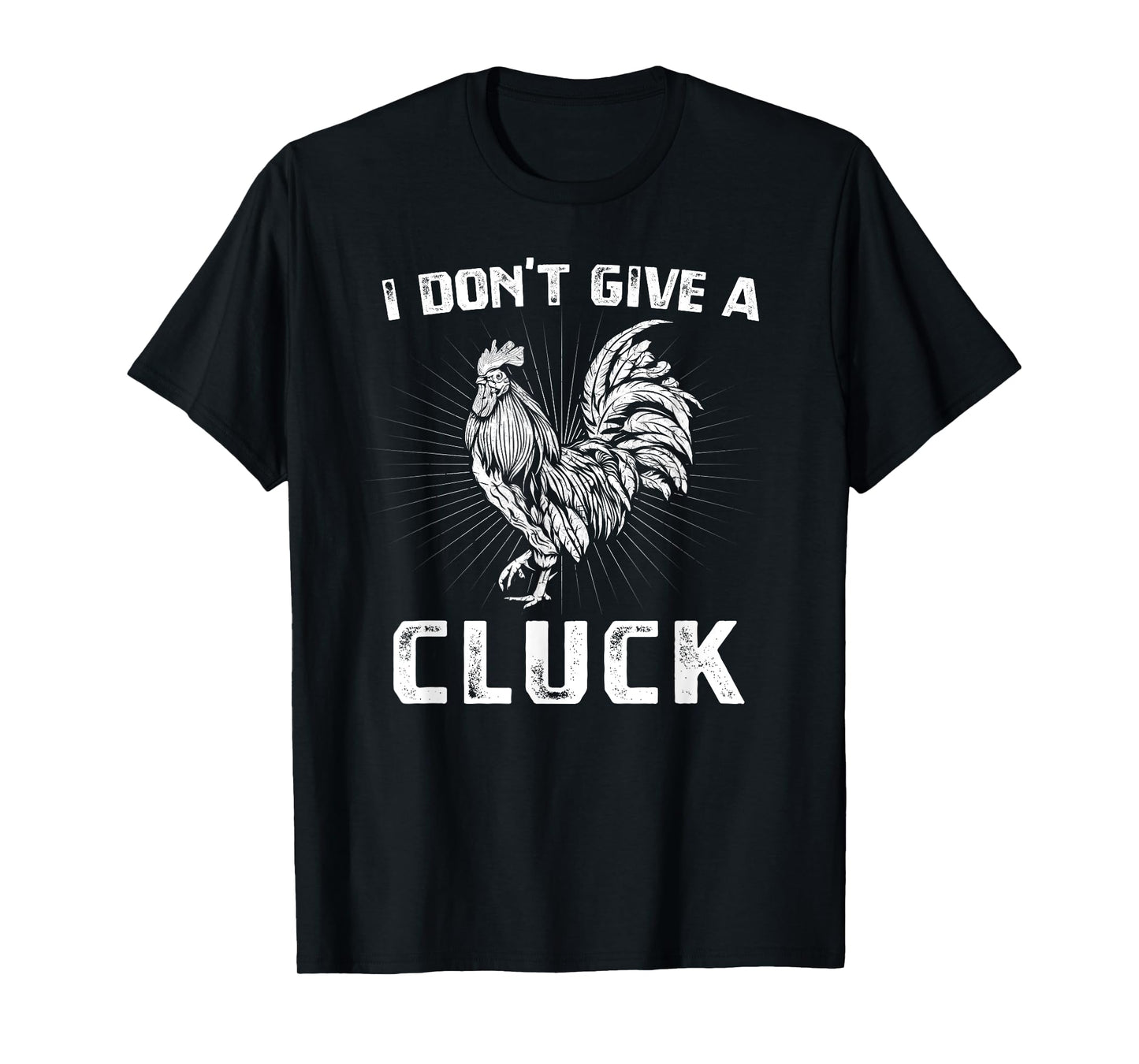 I Don't Give A Cluck Chicken Farm Vintage Farmer T-Shirt