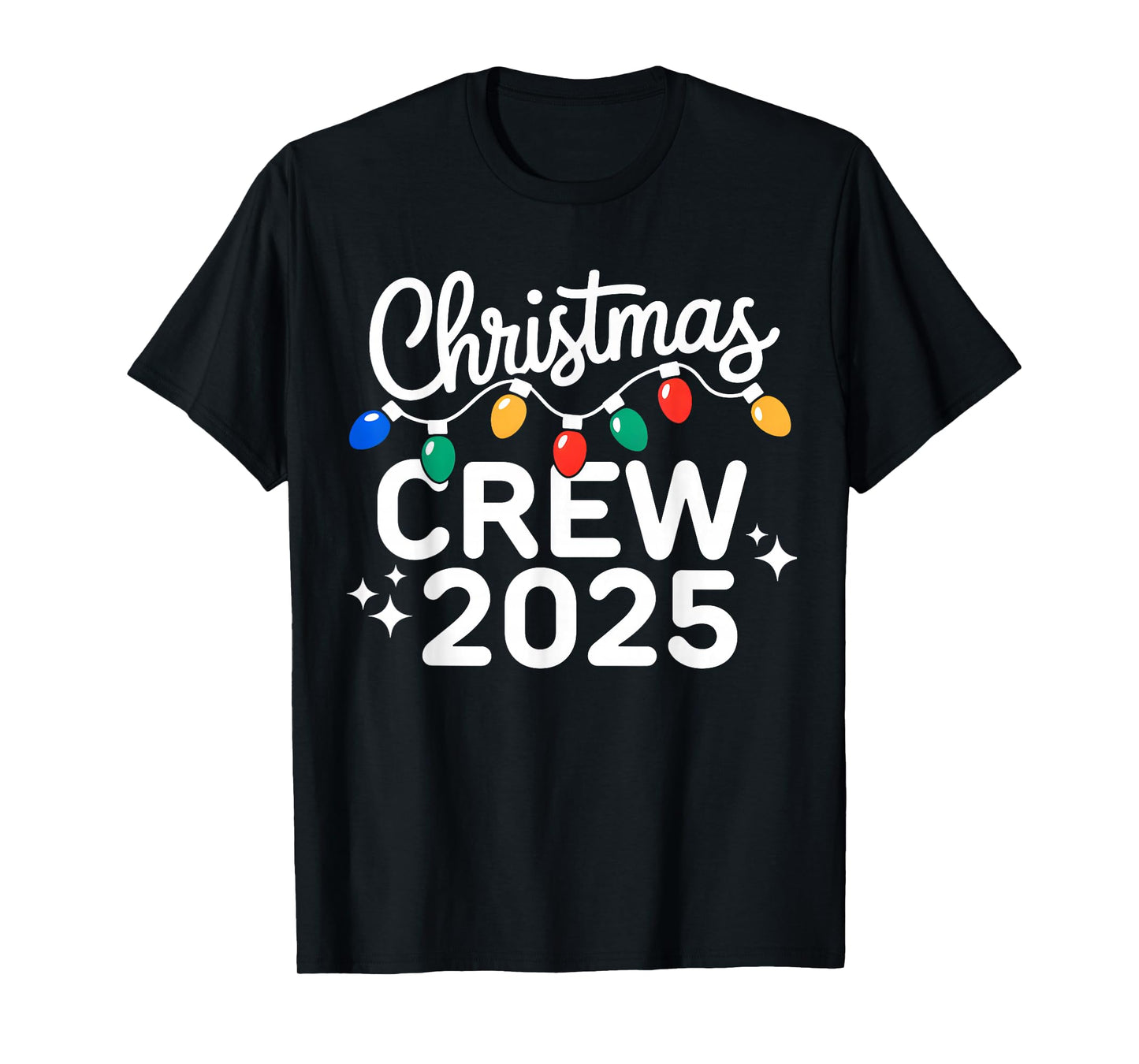 Christmas Crew 2025 Family Christmas Pajamas Xmas Matching T-Shirt