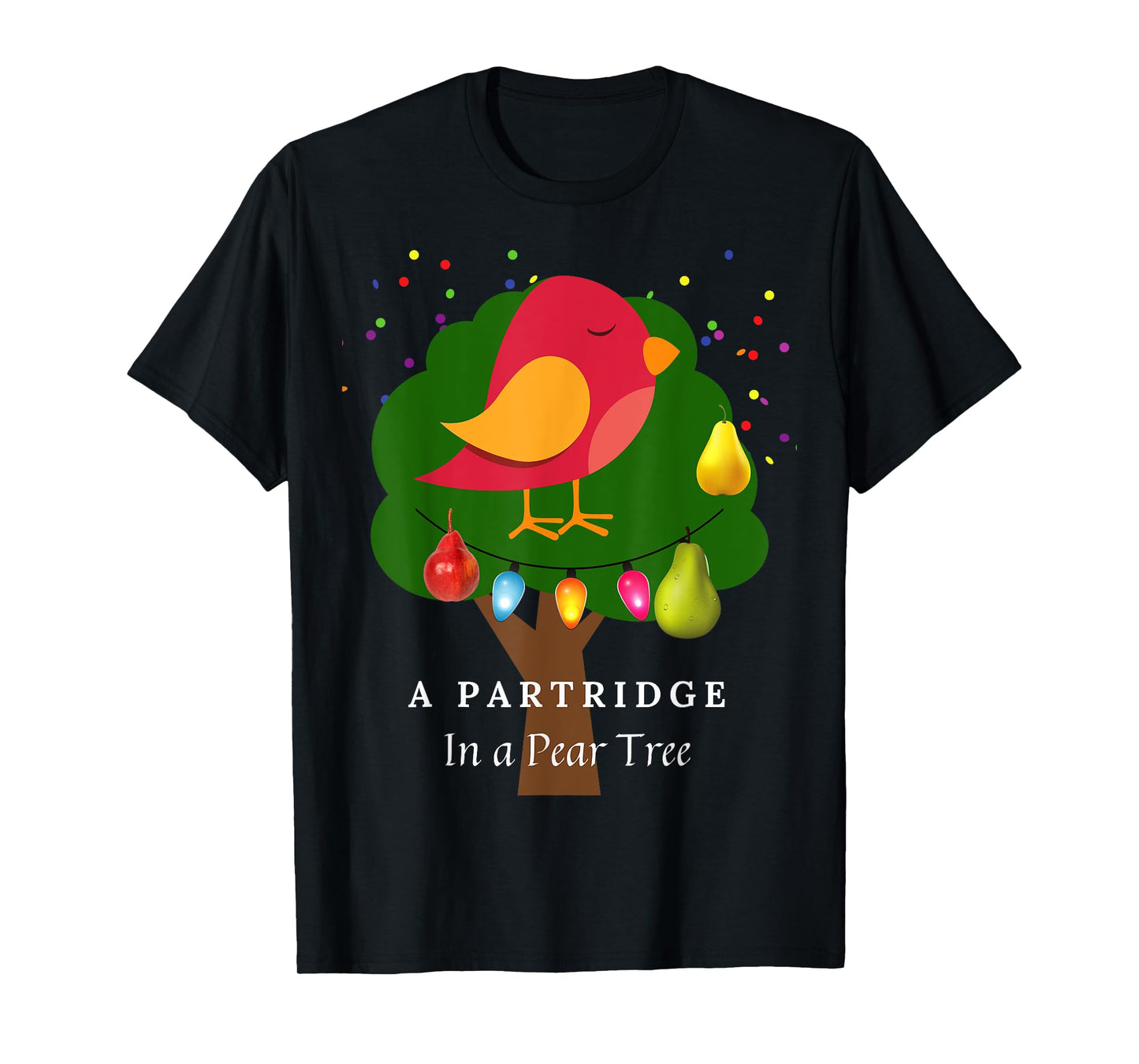 Partridge in a Pear Tree Twelve Days of Christmas Song T-Shirt
