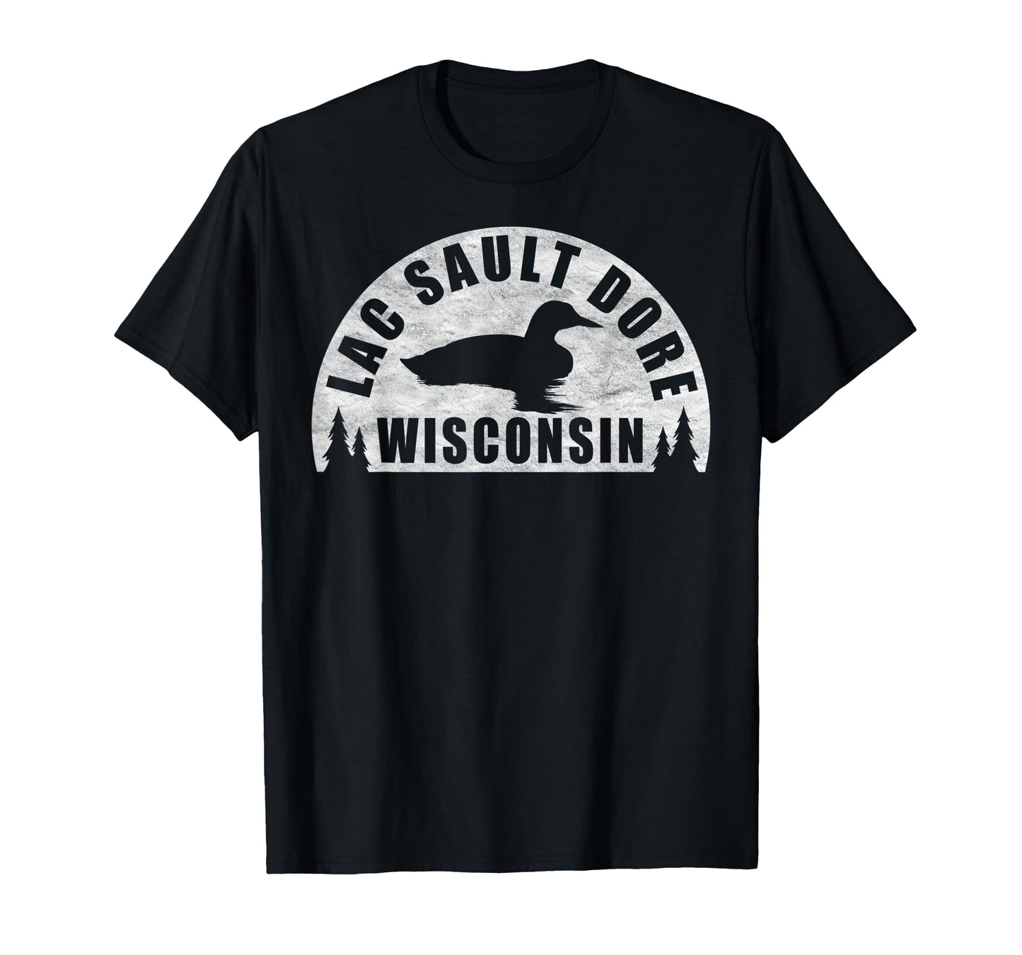Lac Sault Dore Northern Wisconsin Loon T-Shirt