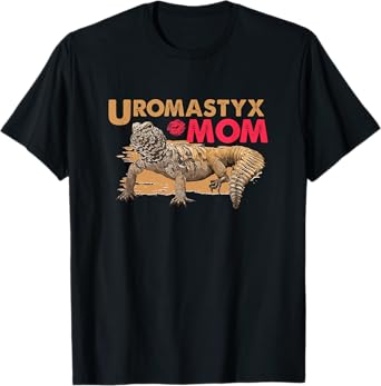 Uromastyx Mom Geyri Red Funny Saying Dabb Lizard Mali T-Shirt