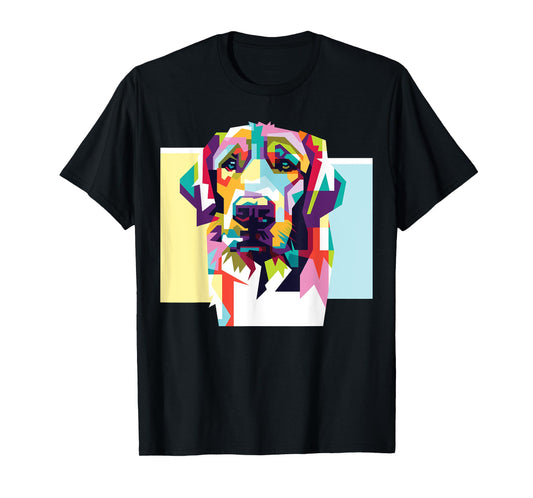 LABRADOR RETRIEVER T-Shirt Dog Lovers Colorful Psychedelic T-Shirt for Men Women Kids