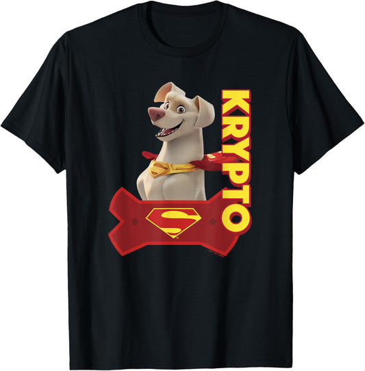 DC League of Super-Pets Krypto House Of El Emblem Chew Toy T-Shirt